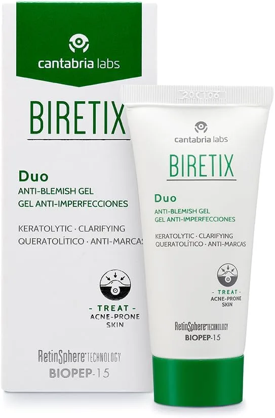 Cuidado de la piel joven: Los 8 productos esenciales para tu piel a los 20 7 Biretix Duo Gel | Lo Mejor en Belleza