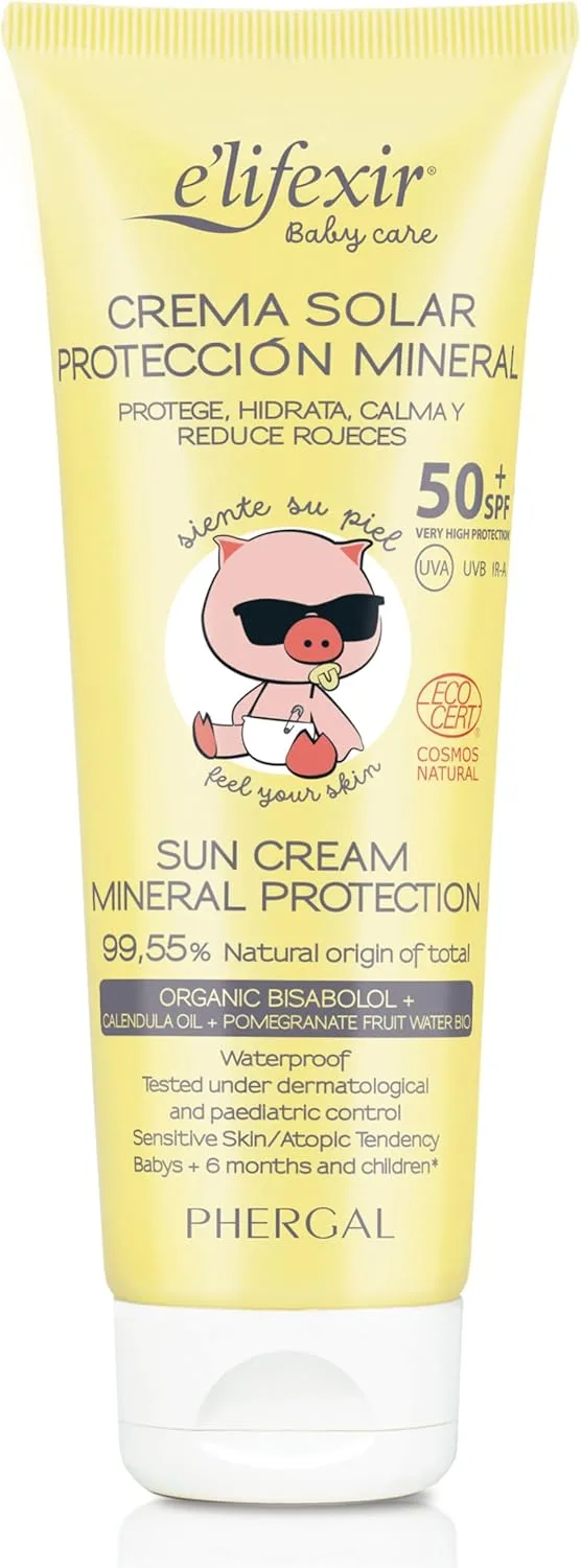 ELIFIXIR Crema Solar Mineral Protection SPF50 | Lo Mejor en Belleza
