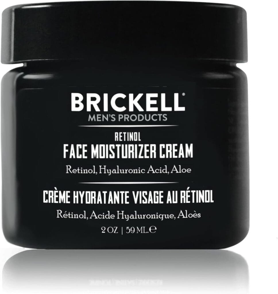 Las 6 mejores cremas hidratantes y antiarrugas para hombres 9 Brickell Mens Crema Hidratante Facial con Retinol para Hombres | Lo Mejor en Belleza