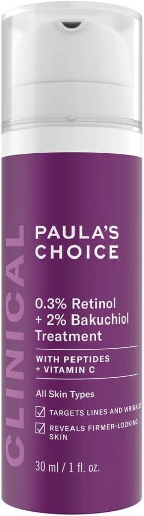 6 beneficios del bakuchiol: la alternativa natural al retinol para pieles sensibles 5 Paulas Choice CLINICAL 0.3 Retinol 2 Bakuchiol | Lo Mejor en Belleza